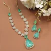 Blue Kundan Necklace Set