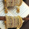 Haldi Bangle Set