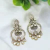 White Chandbalis Earrings